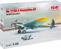 Zdjęcia - Model do sklejania (modelarstwo) ICM He 111H-3 Romanian AF (1:48) 