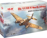 Фото - Збірна модель ICM He 111H-6 North Africa (1:48) 