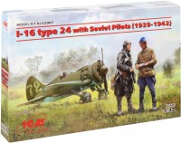 Zdjęcia - Model do sklejania (modelarstwo) ICM I-16 Type 24 with Soviet Pilots (1939-1942) (1:32) 