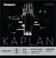 Струни DAddario Kaplan Vivo Violin E String 4/4 Medium 