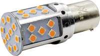 Фото - Автолампа Avolt LED PY21W 3030-35smd Canbus Yellow 1pcs 