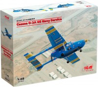 Фото - Збірна модель ICM Cessna O-2A US Navy Service (1:48) 