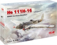 Model do sklejania (modelarstwo) ICM He 111H-16 (1:48) 