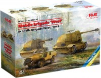 Zdjęcia - Model do sklejania (modelarstwo) ICM Mobile Brigade West Schnelle Brigade West 1943 (1:35) 