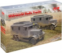 Zdjęcia - Model do sklejania (modelarstwo) ICM Wehrmacht Radio Trucks (1:35) 