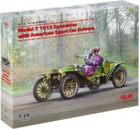Фото - Збірна модель ICM Model T 1913 Speedster with American Sport Car Drivers (1:24) 