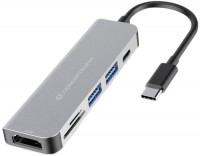 Кардридер / USB-хаб Conceptronic DONN02G 