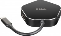 Кардридер / USB-хаб D-Link DUB-M420 