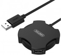 Кардридер / USB-хаб Unitek 4 Ports USB 2.0 Hub with 360° Design 