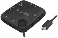 Кардридер / USB-хаб LogiLink UA0345 