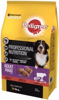 Karm dla psów Pedigree Professional Nutrition Adult Maxi Beef 15 kg 