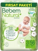 Фото - Підгузки Bebem Natural 3 / 56 pcs 