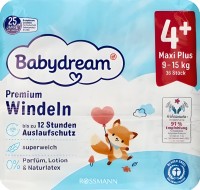 Фото - Підгузки Babydream Premium 4 Plus / 36 pcs 