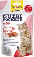 Karma dla kotów GimCat Nutri Pockets Beef 60 g 