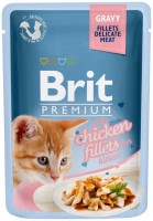 Фото - Корм для кішок Brit Premium Kitten Chicken Gravy Pouch 85 g 