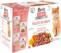 Zdjęcia - Karma dla kotów Brit Care Adult Fillets in Gravy 12 pcs 