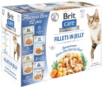 Корм для кішок Brit Care Fillets Flavour Box in Jelly 12 pcs 