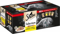 Karma dla kotów Sheba Select Slices Poultry Selection in Gravy  40 pcs