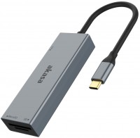 Czytnik kart pamięci / hub USB Akasa USB 3.2 Type-C 3-in-1 Card Reader 