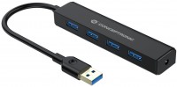 Кардридер / USB-хаб Conceptronic C4PUSB3 