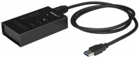 Кардридер / USB-хаб Startech.com HB30A3A1CST 