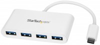Кардридер / USB-хаб Startech.com HB30C4ABW 