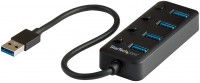 Кардридер / USB-хаб Startech.com HB30A4AIB 
