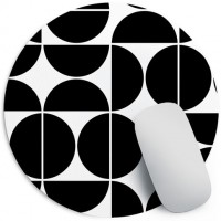 Фото - Килимок для мишки Presentville Circles in Squares Mouse Pad 