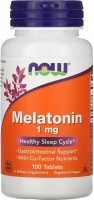 Фото - Амінокислоти Now Melatonin 1 mg 100 tab 