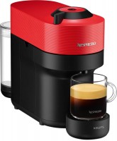 Zdjęcia - Ekspres do kawy Krups Nespresso Vertuo Pop XN 9205 czerwony