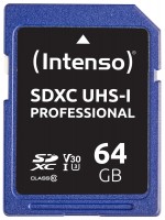 Карта пам'яті Intenso SD Card UHS-I Professional 64 ГБ