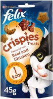 Корм для кішок Felix Crispies Treats Beef/Chicken 45 g 