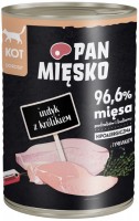 Корм для кішок PAN MIESKO Wet Food Adult Turkey with Rabbit  400 g