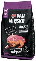 Фото - Корм для кішок PAN MIESKO Adult Veal with Shrimps  5 kg