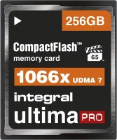 Фото - Карта пам'яті Integral UltimaPro CompactFlash Card 1066x VPG-65 256 ГБ