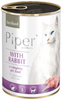 Karma dla kotów Piper Cat Canned Sterilised with Rabbit 400 g 