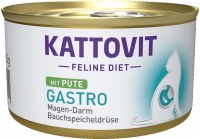 Karma dla kotów Kattovit Gastro Canned with Turkey 85 g 