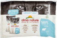 Karma dla kotów Almo Nature Adult Holistic Urinary Help Chicken/Fish 6 pcs 