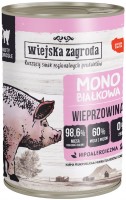 Корм для кішок Wiejska Zagroda Adult Canned Monoprotein Pork 400 g 
