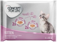 Zdjęcia - Karma dla kotów Concept for Life Kitten Mixed Trial Pack 4 pcs 