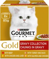 Корм для кішок Gourmet Gold Chunks in Gravy 8 pcs 