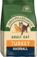 Karma dla kotów James Wellbeloved Adult Cat Hairball Turkey  4 kg