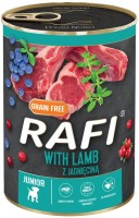 Karm dla psów Rafi Junior Grain Free Lamb Canned 400 g 1 szt.