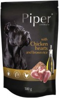 Zdjęcia - Karm dla psów Dolina Noteci Piper Adult Chicken Hearts with Brown Rice 500 g 1 szt.