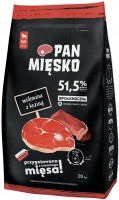 Karm dla psów PAN MIESKO Adult Medium Dog Beef with Goat 20 kg