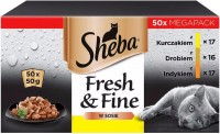 Karma dla kotów Sheba Fresh/Fine Poultry Collection in Gravy  50 pcs