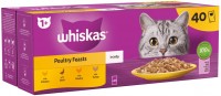 Zdjęcia - Karma dla kotów Whiskas 1+ Poultry Feasts in Jelly  40 pcs