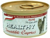 Фото - Корм для кішок HEALTHY Adult Pate Beef 85 g 