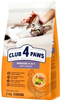 Karma dla kotów Club 4 Paws Indoor 4 in 1  2 kg