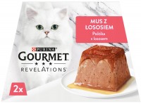 Karma dla kotów Gourmet Revelations Mousse Salmon  2 pcs